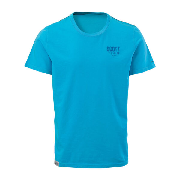 Scott solid T-shirt ocean blue