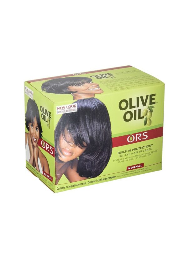 8-Piece Olive Oil Built-In Protection No-Lye Hair Relaxer Kit