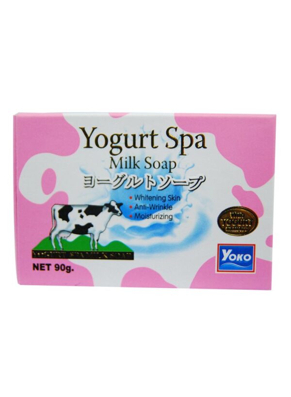 Yogurt Spa Milk Soap Pink/White 90g