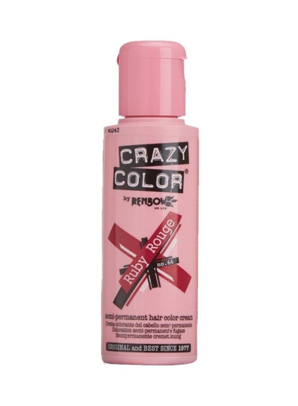 Semi Permanent Hair Colour Creme Ruby Rouge 66 100ml