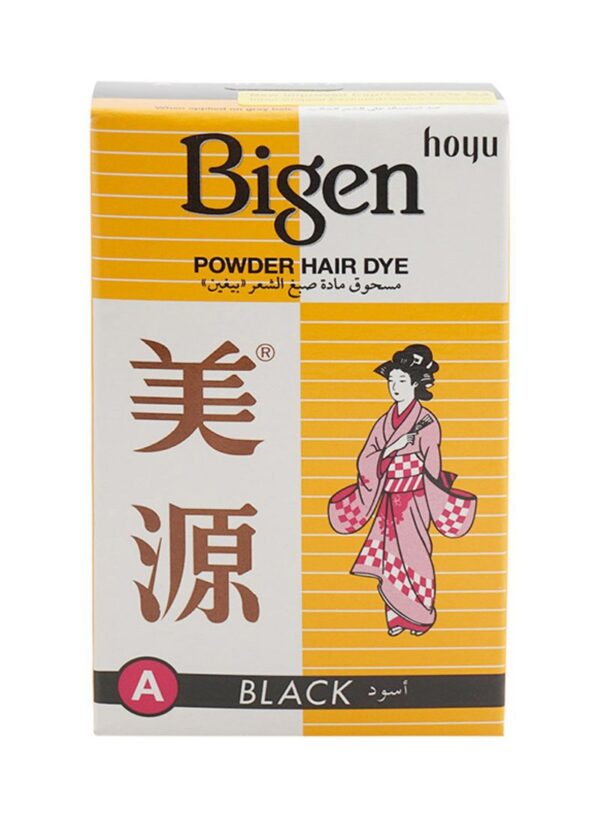 Powder Hair Dye - A Black Black A 6g