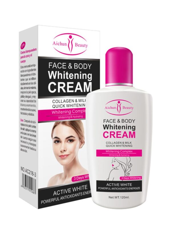 Face And Body Whitening And Moisturizing Cream 120mg