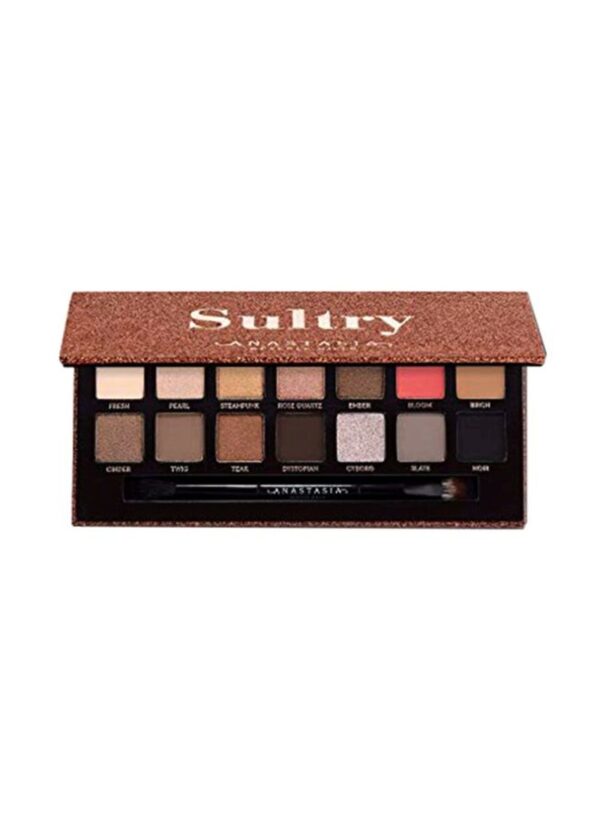 Sultry Eye Shadow Palette With Brush Multicolour