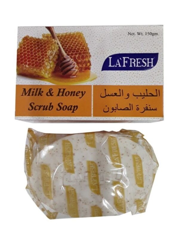 Milk And Honey Scrub Soap 150g