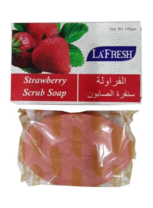 Strawberry Scrub Soap 150g