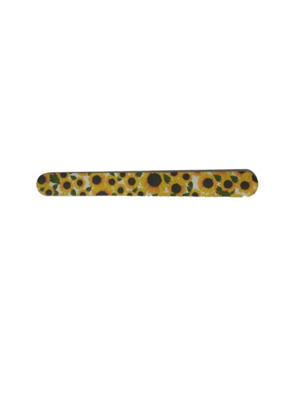 Printed Nail Filer Yellow/Black