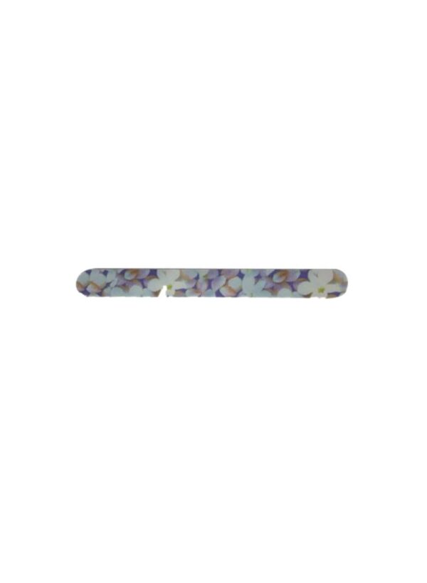 Printed Nail Filer White/Purple