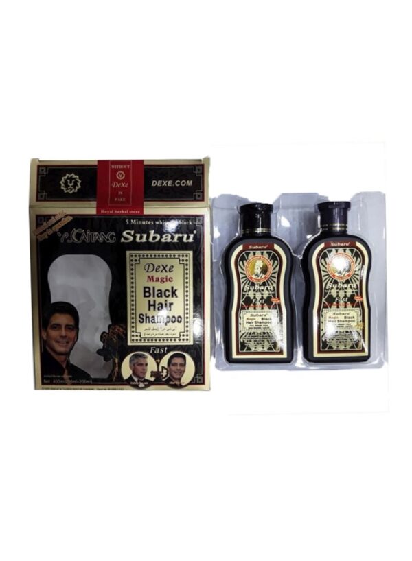 2-Piece Black Hair Shampoo 2x200ml