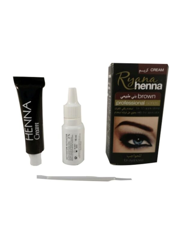 Professional Henna Cream For Eyebrows Brown 30ml