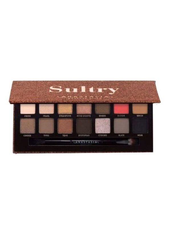 Sultry Eye Shadow Palette With Brush Multicolour