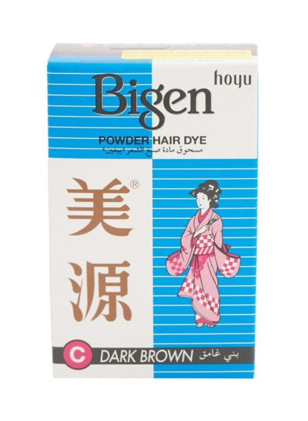 Powder Hair Dye C Dark Brown