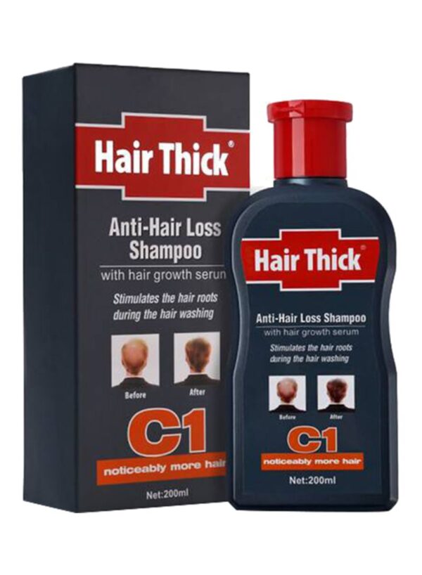 Hair Loss Products Hair Thick C1 Anti Hair Loss Shampoo With Hair Growth Serum For Men 200ml