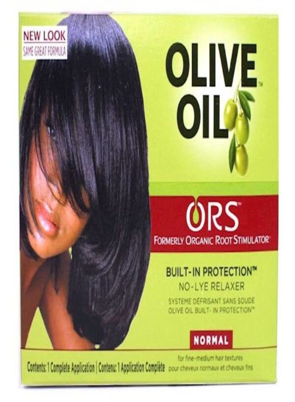 Organic Root Stimulator Olive Oil Relaxer Normal Free Sheen Spray Included 480g