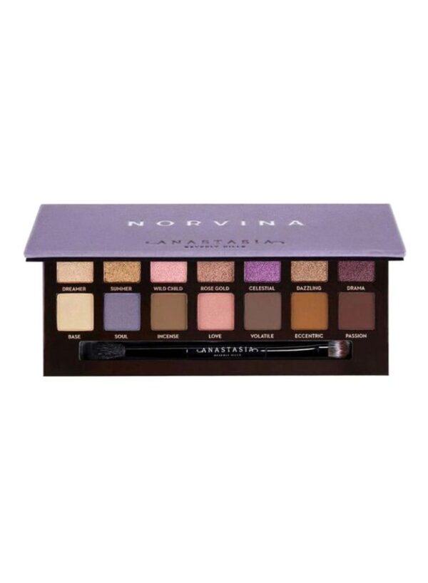 14-Shaded Norvina Eye Shadow Palette Kit Clear