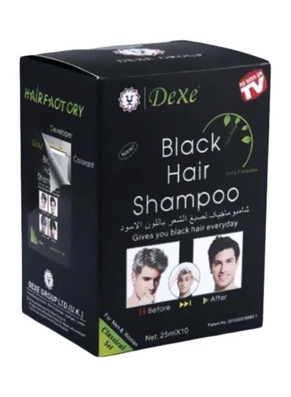 5-Piece Black Hair Shampoo 125ml