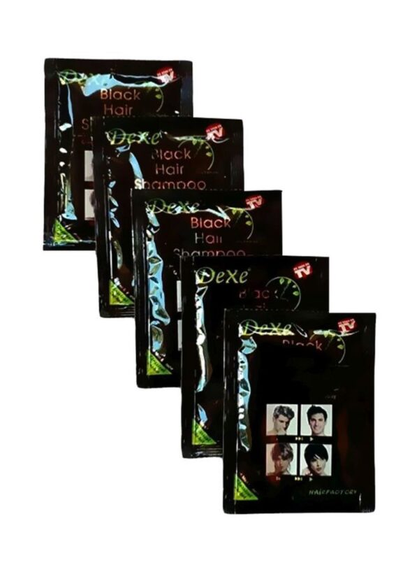 5-Piece Black Hair Shampoo 125ml