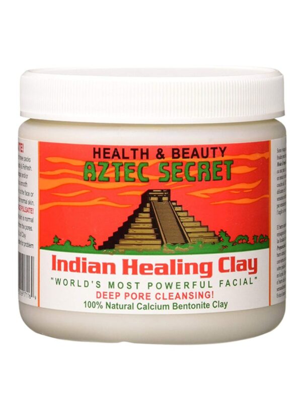 Indian Healing Clay Facial Deep Pore Cleansing Bentonite Mask 454g