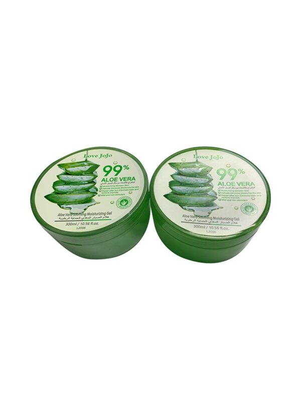 Pack Of 2 99% Aloe Vera Soothing Moisturizing Gels 300ml