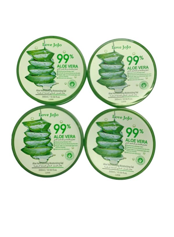 4-Piece 99% Aloe Vera Gel Set 1200ml