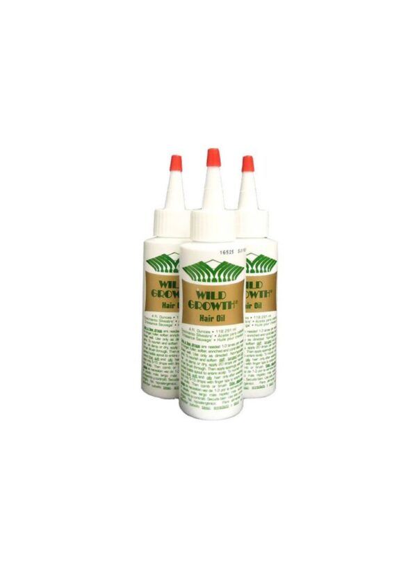 Wild Growth Pack Of 3 Hair Oil 4ounce