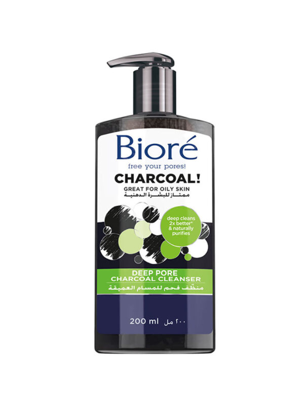 Biore Deep Pore Charcoal Cleanser 200ml