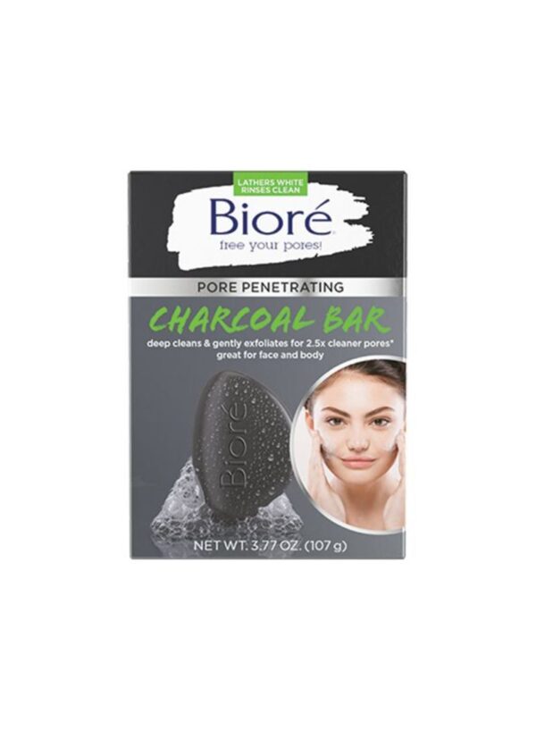 Biore Charcoal Soap Bar 107g