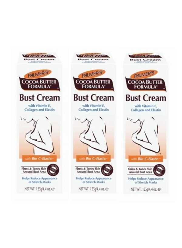 PALMER'S Pack Of 3 Cocoa Butter Formula Bust Cream 375g