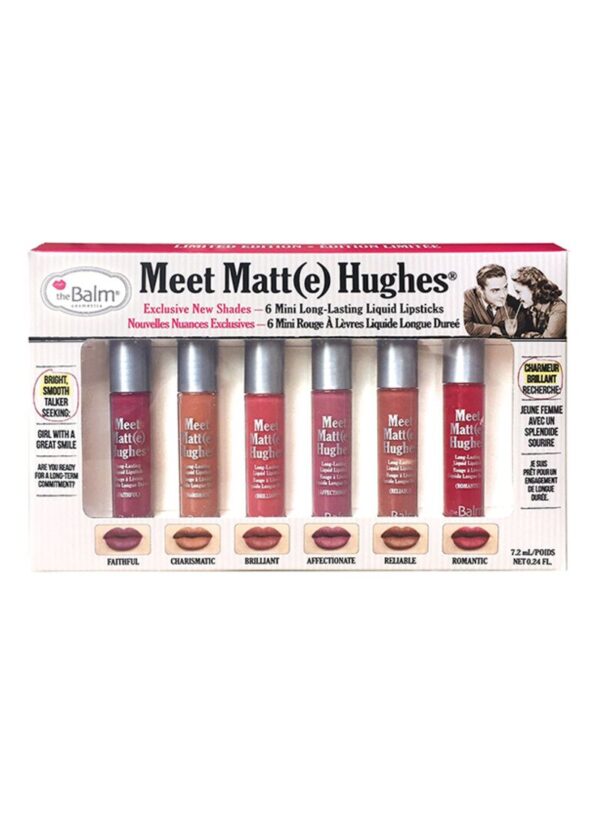 theBalm Meet Matt(e) Hughes Liquid Lipstick Set Multicolour