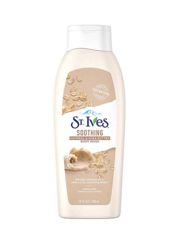 ST.IVES Soothing Oatmeal And Shea Butter Body Wash Liquid Clear 709ml