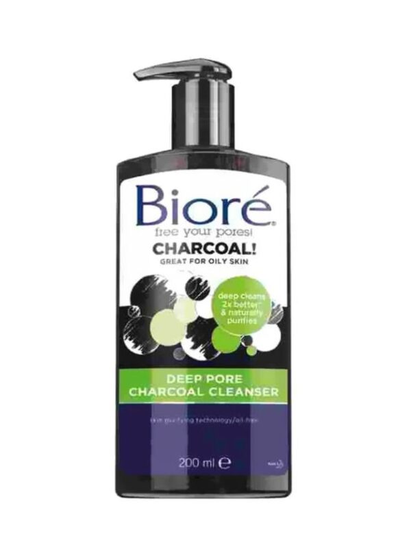 Biore Deep Pore Charcoal Cleanser 200ml