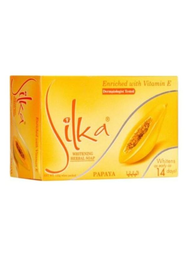 Silka Whitening Herbal Papaya Soap 135g