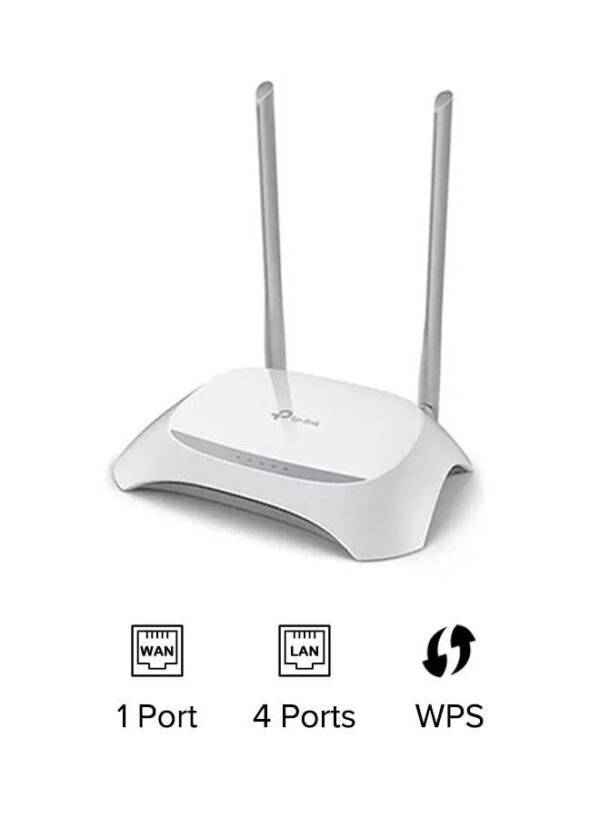 6000.0 mAh Wireless N Router TL-WR840N 300Mbps Tp-link White