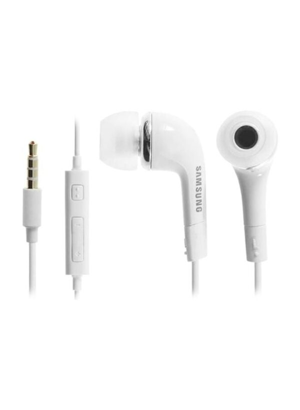 Wired In-ear Headphones With Mic White