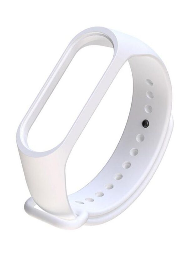 Silicone Band For Xiaomi Mi Band 3 White