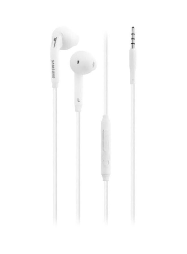 Wired In-Ear Headphones With Mic White