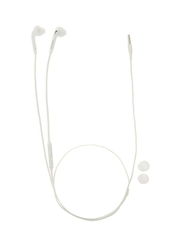 Wired In-Ear Headphones With Mic White