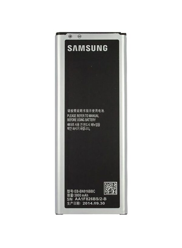 3000.0 mAh Replacement Battery For Samsung Galaxy Note 4 Black