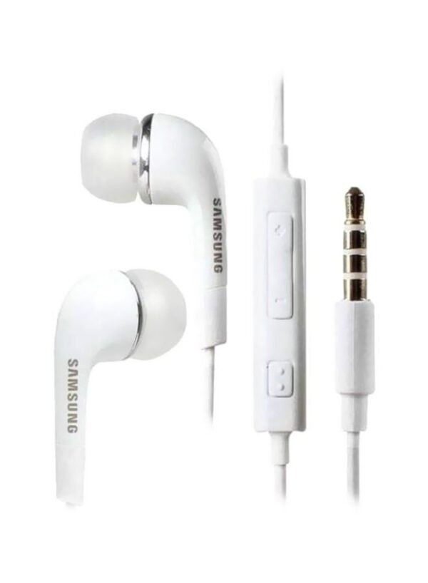 Wired In-ear Headphones With Mic White