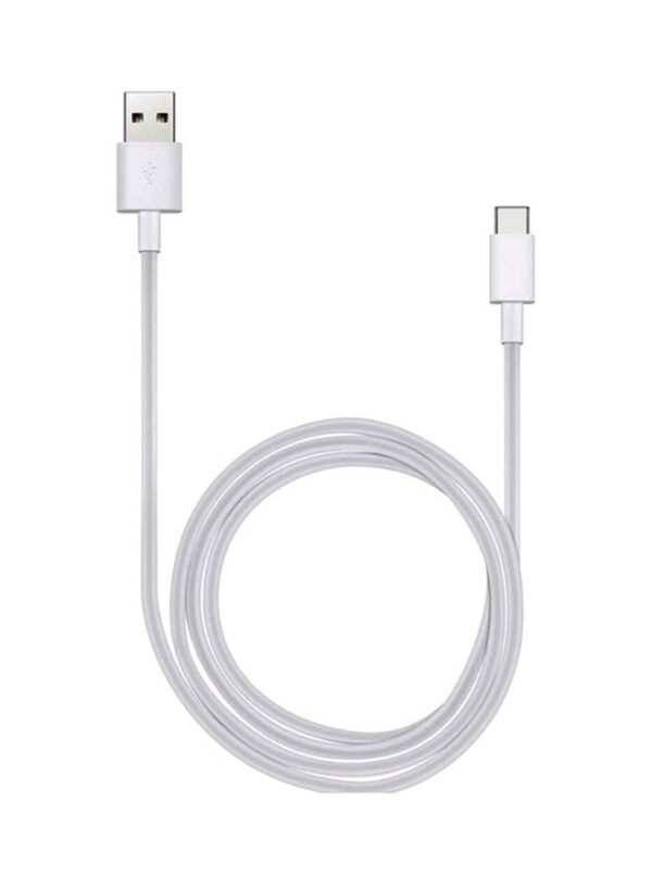 USB Type A to USB Type-C Data Cable White