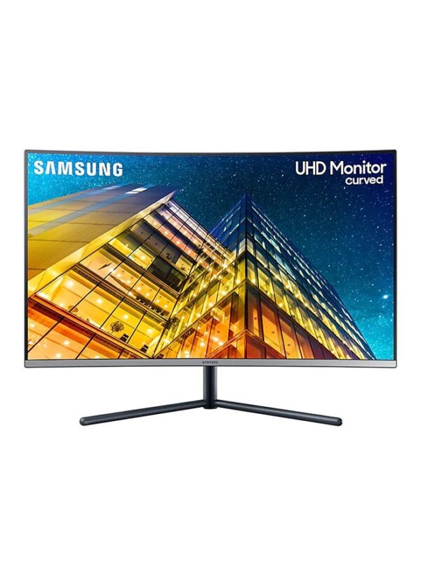 32 inch VA LED UHD Curved Monitor With 60Hz and DisplayPort HDMI LU32R590CWMXUE 32inch Dark Blue Grey