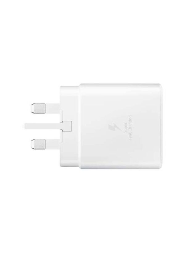 Travel Adapter 45W PD With USB-C To USB-C Cable White