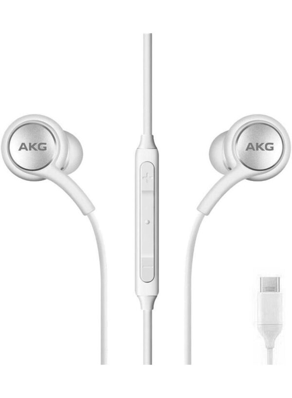 AKG Type C Wired On Ear Headset White