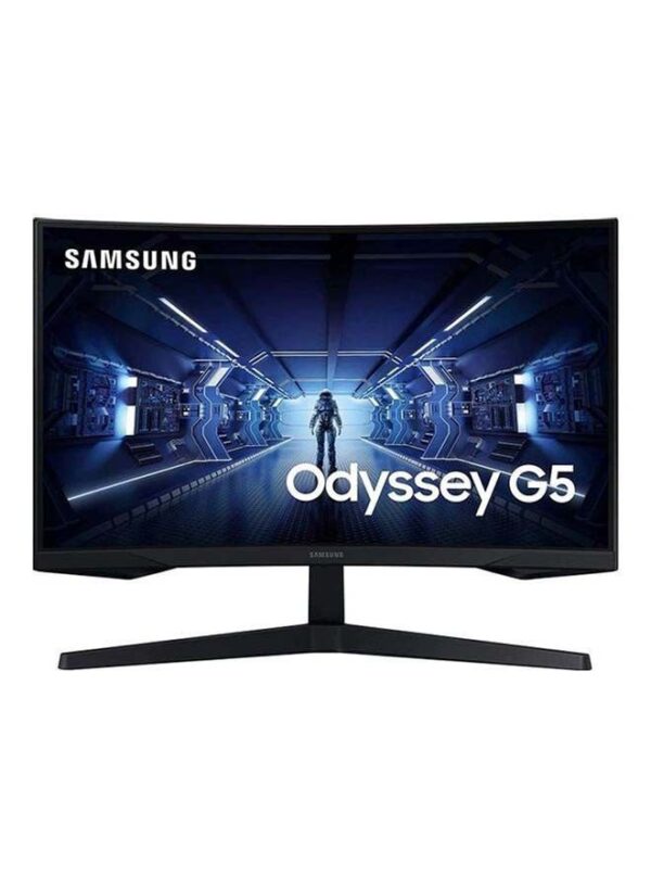 27-Inch G5 Odyssey Gaming Monitor With 1000R Curved Screen,Qhd,144Hz,1Ms,Freesync Premium Lc27G55Tqwmxue black