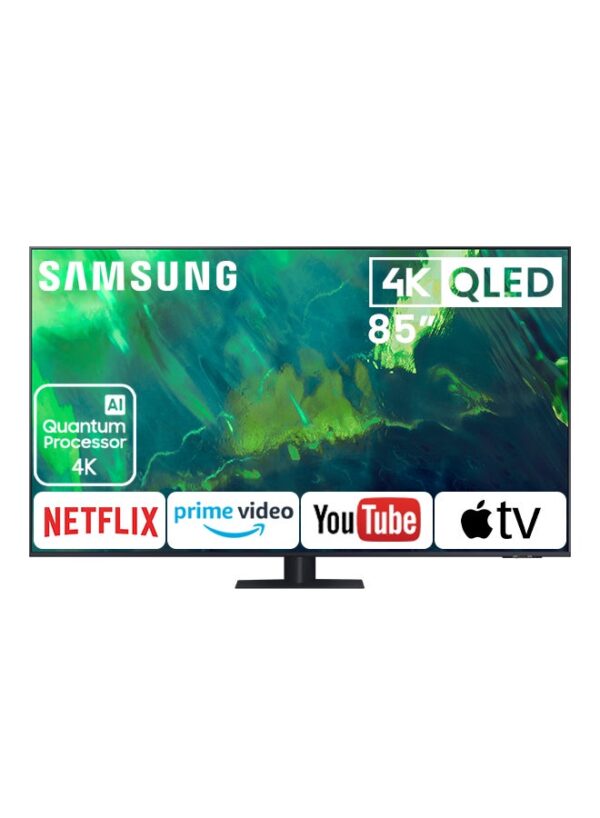 SAMSUNG 55-Inch Class QLED Q70A Series - 4K UHD Quantum HDR Smart TV with Alexa Built-in (2021 Model) 55Q70AA Black