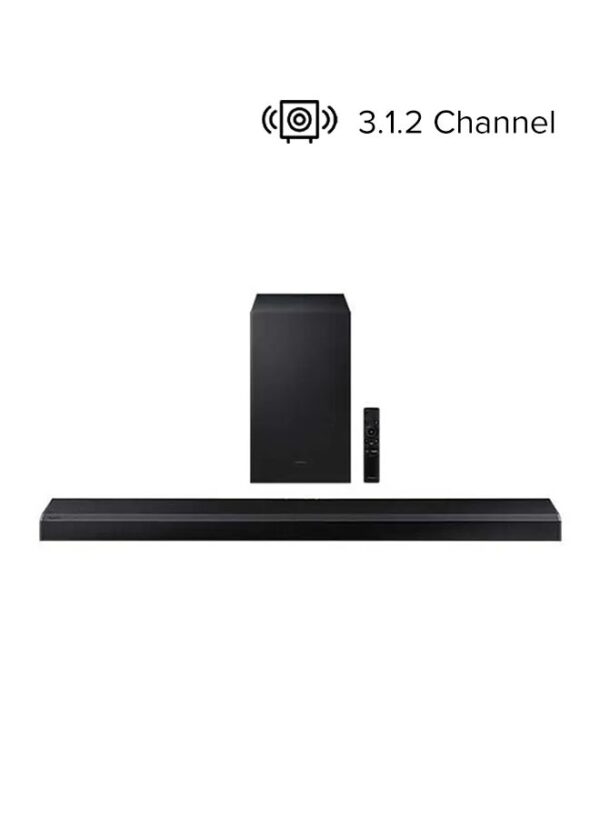 3.1.2ch Soundbar System With Wireless Subwoofer HW-Q700A/ZN Black