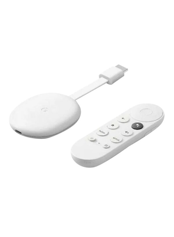 Chromecast With TV HD Remote Streaming Device White