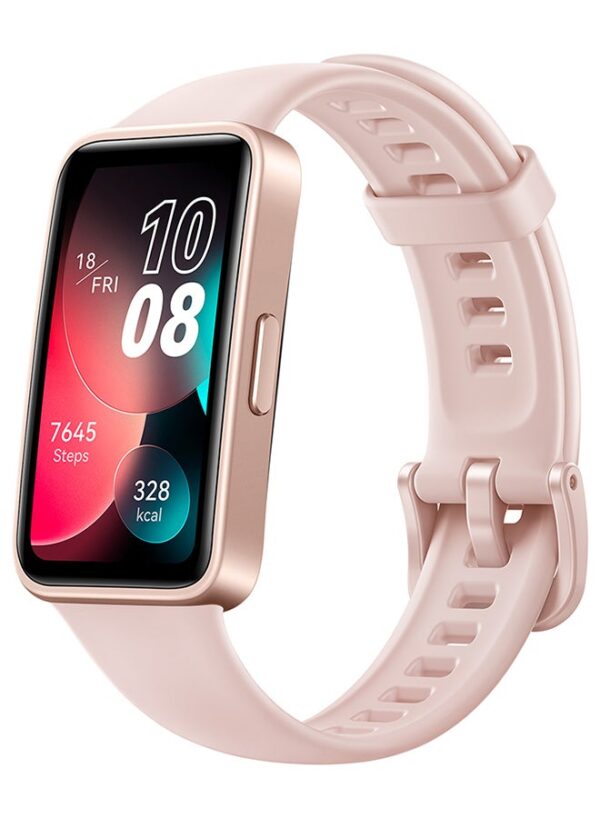 Band 8 Smart Watch, Ultra-thin Design, Scientific Sleeping Tracking, 2-week battery life Sakura Pink